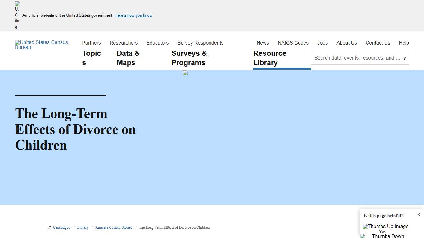 The Long-Term Effects of Divorce on Children
