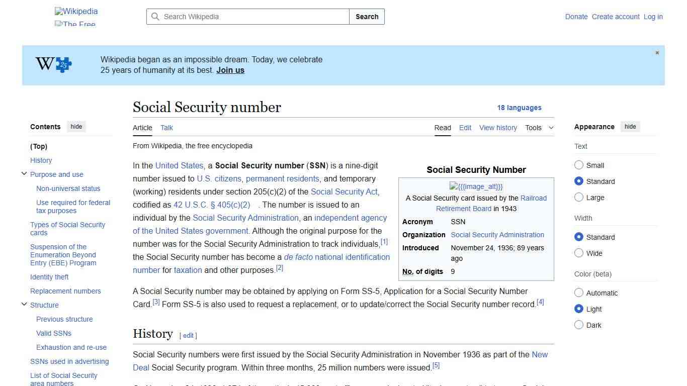 Social Security number - Wikipedia